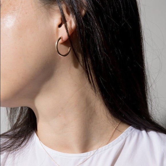Brandy Melville Jewelry - LAST PAIR SALE Mini Versatile Golden Hoop Earrings